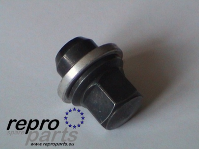 www.reproparts.eu - wheel nut, black chrome